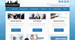Desktop Screenshot of executiveresumesatlanta.com